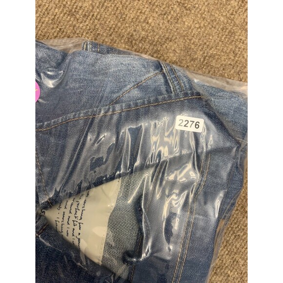 Yessica Jacket Womens XXL Denim Trucker Retro Boyfriend Fitted Stretch Jean - Picture 9 of 9